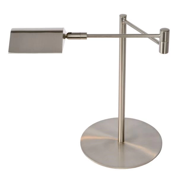 Lucide NUVOLA - Bureaulamp - Ø 20 cm - LED Dimb. - 1x9W 3000K - Mat chroom - detail 2